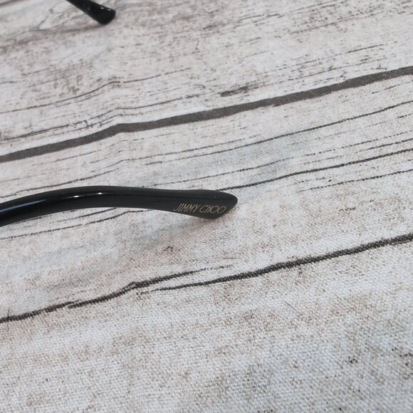 Jimmy Choo Black & Gold Eyeglasses – Women's Designer Frame Made in Italy - Picture 11 of 11
